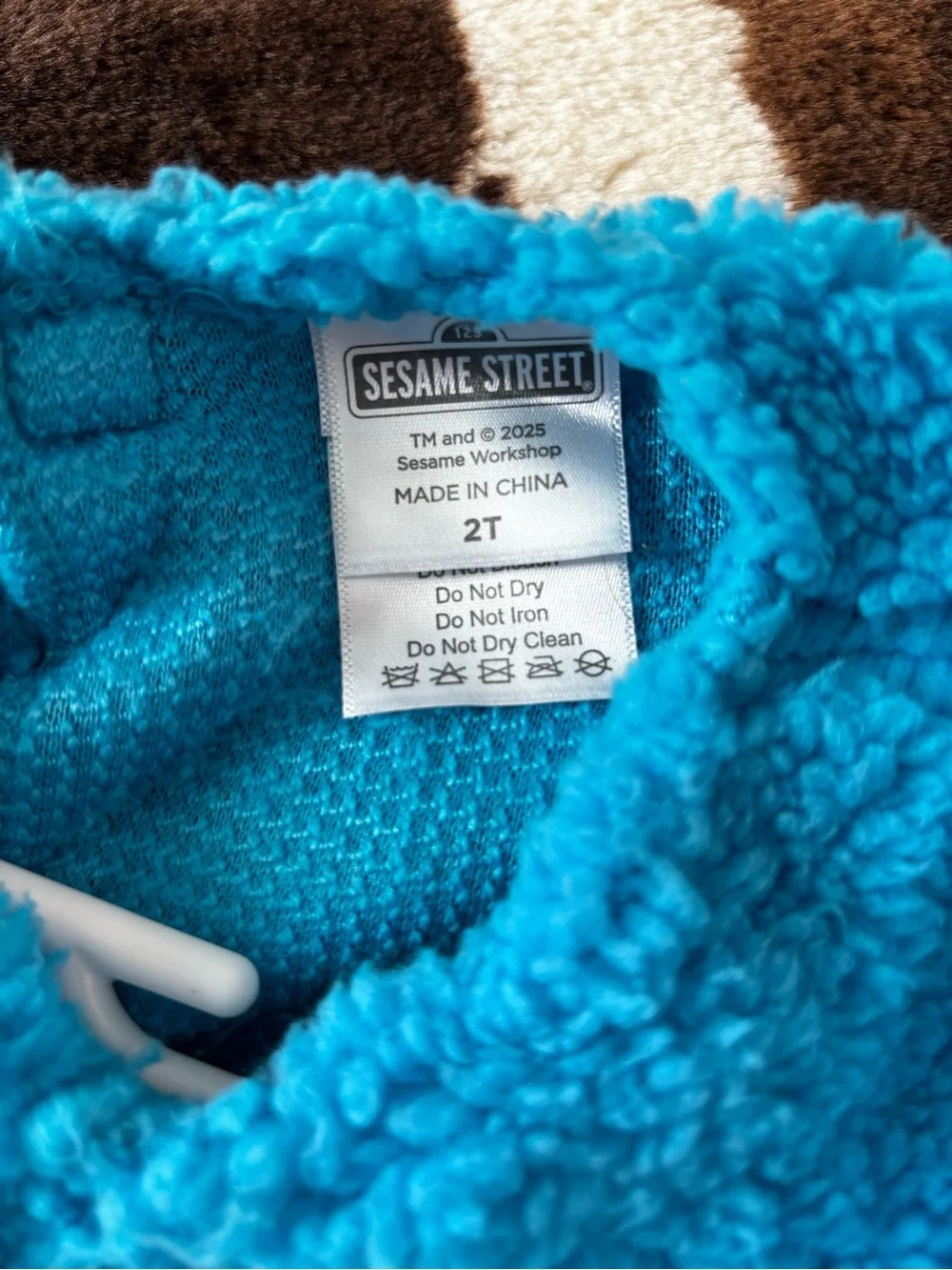 2025 Sesame Street Brand Cookie Monster Costume (no cookie)